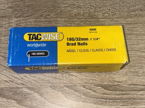 Tacwise 18g gauge brad nails - 18g,