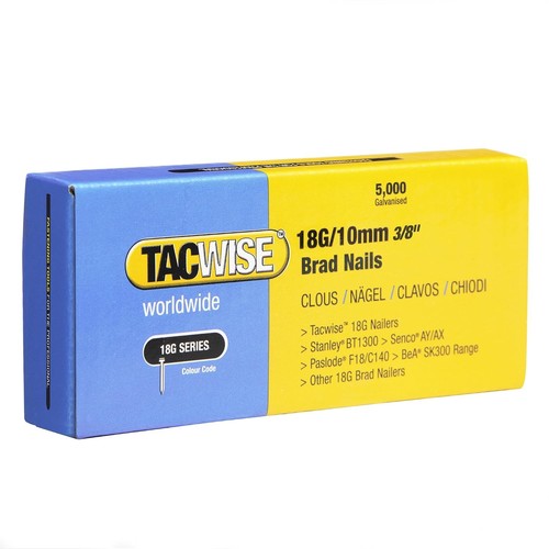 Tacwise 18g gauge brad - 18g, nails