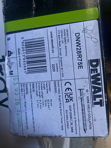 Dewalt dnw28r75e - dewalt, 33°