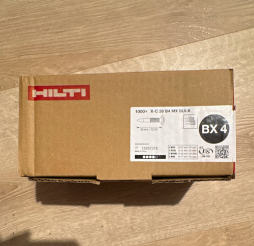 Hilti mx 20mm nail - b4,