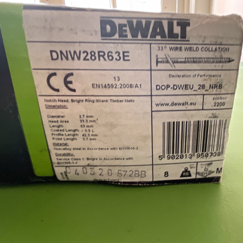 Dewalt dnw28r63e wire - dewalt,