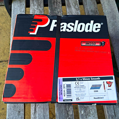 Paslode im350 nail gun - gun, nails