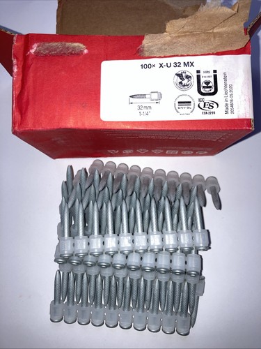 100 genuine hilti u - x, 32mx