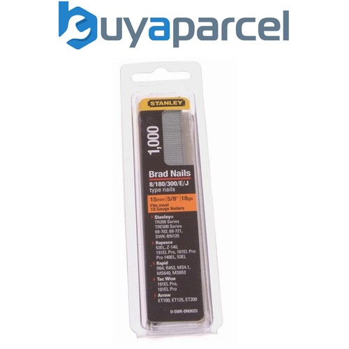Stanley swk bn0625 15mm brad - stanley,