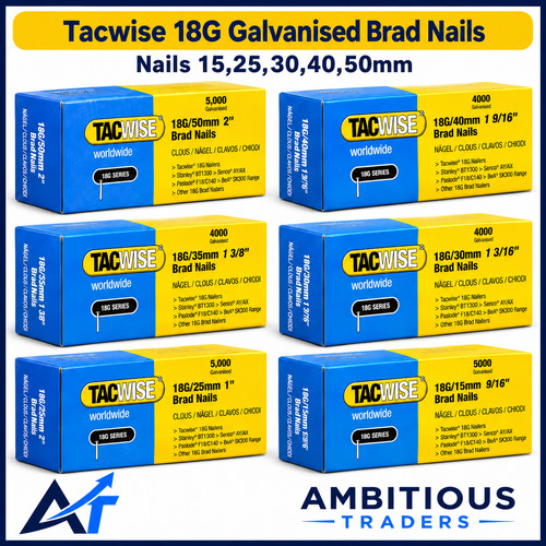 Tacwise 18g galvanised brad - 18g,