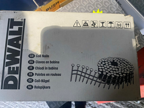 Dewalt collated coil nails - coil,