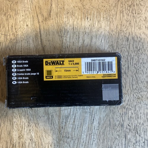 Dewalt 18ga galvanised brads - dewalt,