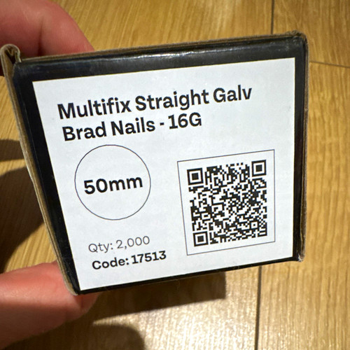 Multifix straight galv brad - multifix,