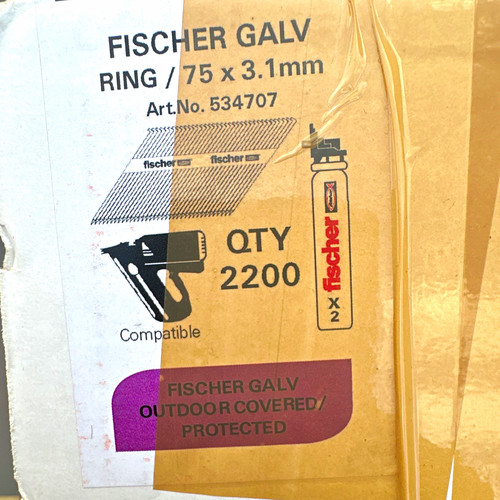 Fischer galv ring nails - nails, x