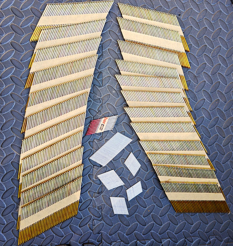 Collated nail gun - gun, nails