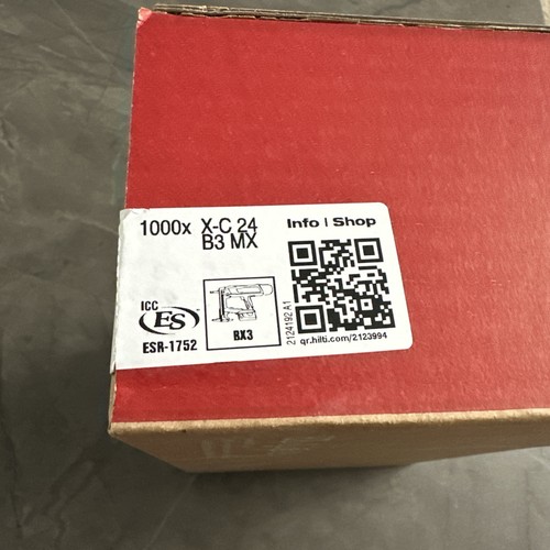 Hilti bx3 24mm nails 24 - hilti,