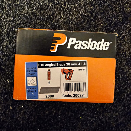 Paslode f16 angled brads - f16, 38mm